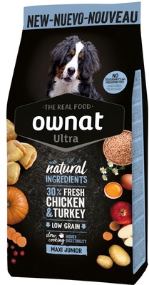 Pienso Perros Ownat Ultra Maxi Junior Cachorros 3 kg